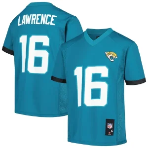 Trevor Lawrence Jacksonville Jaguars Youth Replica Player Jersey - Teal