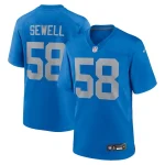 Penei Sewell Detroit Lions Nike Alternate Game Jersey - Blue