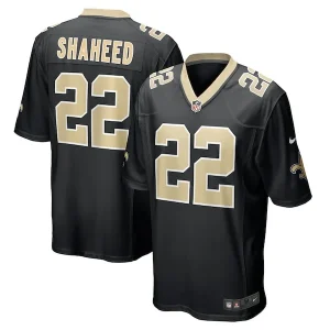 Rashid Shaheed New Orleans Saints Nike Team Game Jersey - Black/White