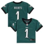 Jalen Hurts Philadelphia Eagles Nike Infant Game Jersey - Midnight Green/Kelly Green