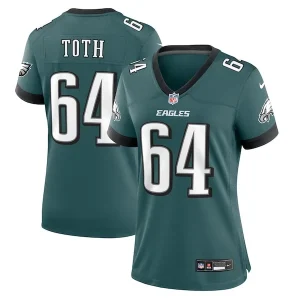Brett Toth Philadelphia Eagles Nike Women's Game Jersey - Midnight Green