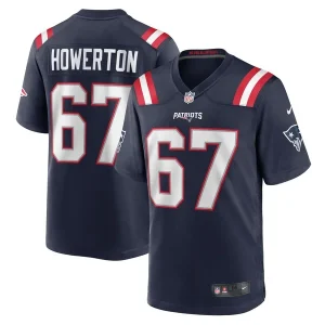 Hayden Howerton New England Patriots Nike Home Game Player Jersey - Navy