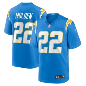 Elijah Molden Los Angeles Chargers Nike Team Game Jersey - Powder Blue