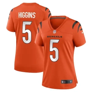 Tee Higgins Cincinnati Bengals Nike Women's Alternate Game Player Jersey - Orange/Black