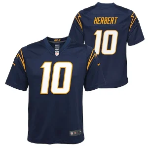 Justin Herbert Los Angeles Chargers Nike Youth Game Jersey - Navy/Powder Blue/Royal/White