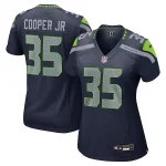 Ryan Cooper Jr. Seattle Seahawks Nike Women's Team Game Jersey - College Navy