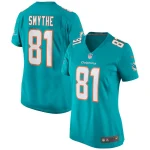 Durham Smythe Miami Dolphins Nike Women's Game Jersey - Aqua