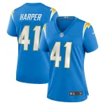 Thomas Harper Los Angeles Chargers Nike Women's Team Game Jersey - Powder Blue