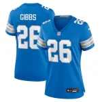 Jahmyr Gibbs Detroit Lions Nike Women's Game Jersey - Blue