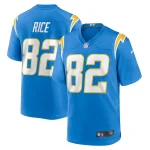 Brenden Rice Los Angeles Chargers Nike Team Game Jersey - Powder Blue