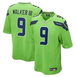 Kenneth Walker III Seattle Seahawks Nike Game Jersey - Neon Green