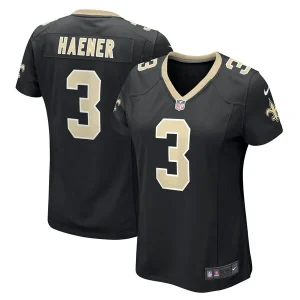 Jake Haener New Orleans Saints Nike Women's Team Game Jersey - Black