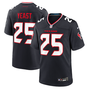 Russ Yeast Houston Texans Nike Team Game Jersey - Navy