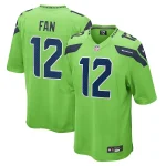 12th Fan Seattle Seahawks Nike Game Jersey - Neon Green
