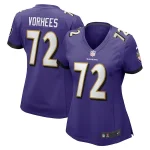 Andrew Vorhees Baltimore Ravens Nike Women's Game Jersey - Purple