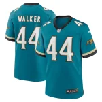 Travon Walker Jacksonville Jaguars Nike Prowler Throwback Player Game Jersey - Teal