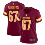 Nick Allegretti Washington Commanders Nike Women's Game Jersey - Burgundy