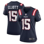 Ezekiel Elliott New England Patriots Nike Women's Game Player Jersey - Navy/Red/White