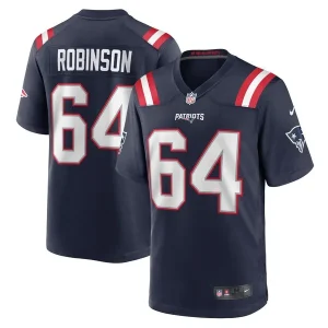 Layden Robinson New England Patriots Nike Game Jersey - Navy
