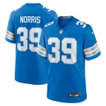 Morice Norris Detroit Lions Nike Game Jersey - Blue