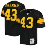 Troy Polamalu Pittsburgh Steelers 2008 Authentic Throwback Retired Player Jersey - Black