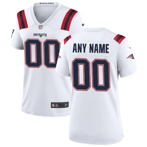 Nike New England Patriots Women's Custom Game Jersey - White