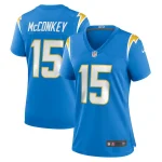 Ladd McConkey Los Angeles Chargers Nike Women's Game Jersey - Powder Blue