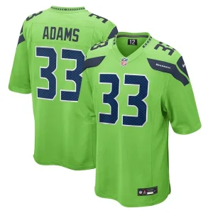Jamal Adams Seattle Seahawks Nike Game Jersey - Neon Green/Navy
