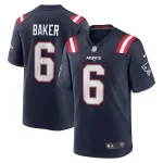 Javon Baker New England Patriots Nike Team Game Jersey - Navy