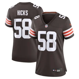 Jordan Hicks Cleveland Browns Nike Women's Game Jersey - Brown