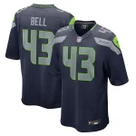 Levi Bell Seattle Seahawks Nike Team Game Jersey - College Navy