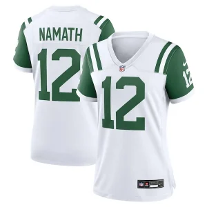 Joe Namath New York Jets Nike Women's Classic Alternate Retired Player Game Jersey - White