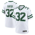 Michael Carter New York Jets Nike Legacy Player Game Jersey - White