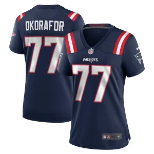 Chukwuma Okorafor New England Patriots Nike Women's Game Jersey - Navy
