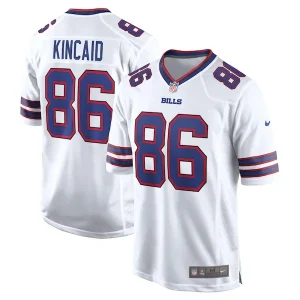 Dalton Kincaid Buffalo Bills Nike Game Jersey - White/Red