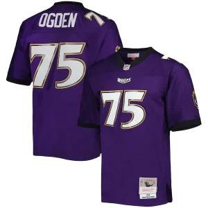 Jonathan Ogden Baltimore Ravens Legacy Replica Jersey - Purple