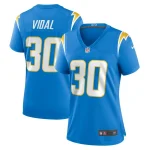 Kimani Vidal Los Angeles Chargers Nike Women's Game Jersey - Powder Blue