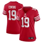 Jacob Cowing San Francisco 49ers Nike Women's Game Jersey - Scarlet