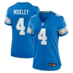 Emmanuel Moseley Detroit Lions Nike Women's Team Game Jersey - Blue