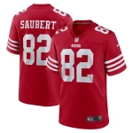 Eric Saubert San Francisco 49ers Nike Team Game Jersey - Scarlet