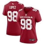Roy Lopez Arizona Cardinals Nike Women's Game Jersey - Cardinal
