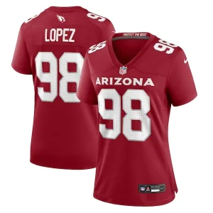 Roy Lopez Arizona Cardinals Nike Women's Game Jersey - Cardinal