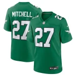 Quinyon Mitchell Philadelphia Eagles Nike Alternate Game Jersey - Kelly Green/Green
