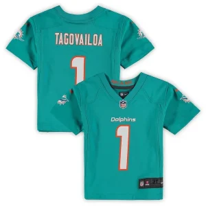Tua Tagovailoa Miami Dolphins Nike Toddler Game Jersey - Aqua