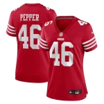 Taybor Pepper San Francisco 49ers Nike Women's Game Jersey - Scarlet