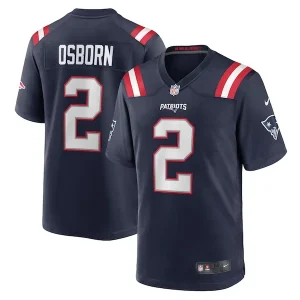 K.J. Osborn New England Patriots Nike Game Jersey - Navy
