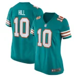 Tyreek Hill Miami Dolphins Nike Women's Alternate Game Jersey - Aqua/White