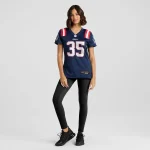 Miles Battle New England Patriots Nike Women's Game Jersey - Navy