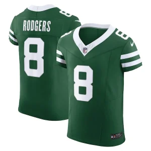 Aaron Rodgers New York Jets Nike Vapor F.U.S.E. Elite Jersey - Gotham Green
