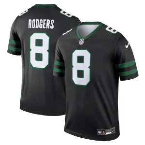 Aaron Rodgers New York Jets Nike Alternate Legend Jersey - Legacy Black